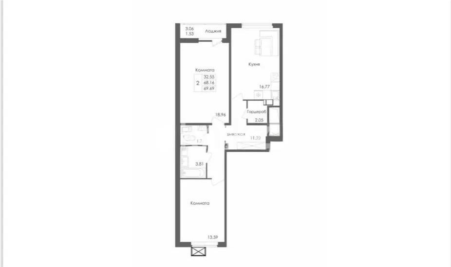 Продажа 2-комнатной квартиры, 70 м² - Продажа квартир в Астане - страница 9 фото 4 из 4