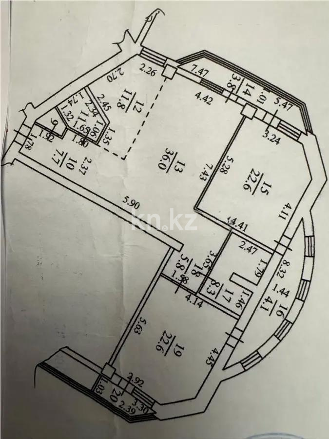 Продажа 3-комнатной квартиры, 130 м² - Продажа квартир в Алмалинском р-не Алматы - страница 7 фото 1 из 1