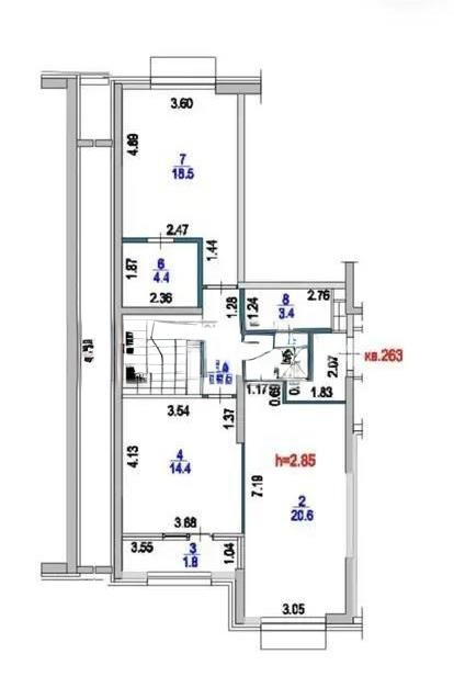 Продажа 3-комнатной квартиры, 80 м² в Алматы - фото 5