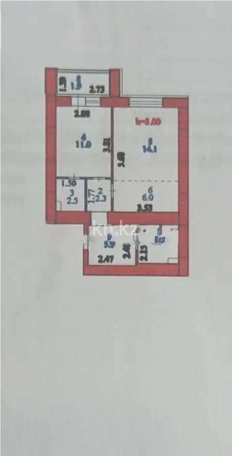 Продажа 2-комнатной квартиры, 48.3 м², ул. А-52, дом  8/1 - Продажа квартир в Астане без посредников фото 5 из 5