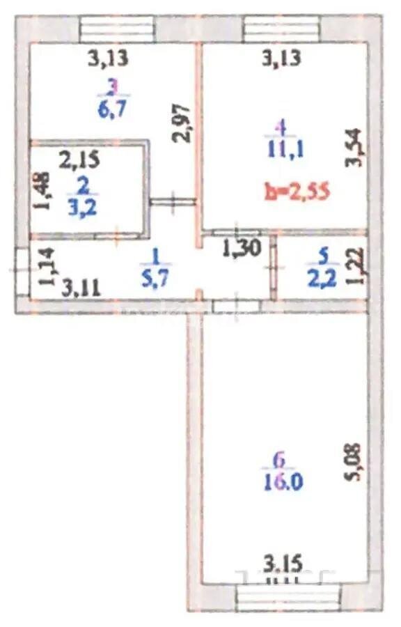 Продажа 2-комнатной квартиры, 45 м² в Астане