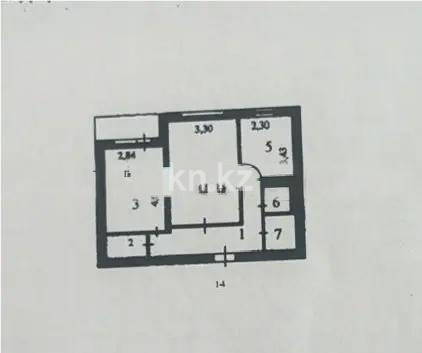 Продажа 2-комнатной квартиры, 51 м² в Астане