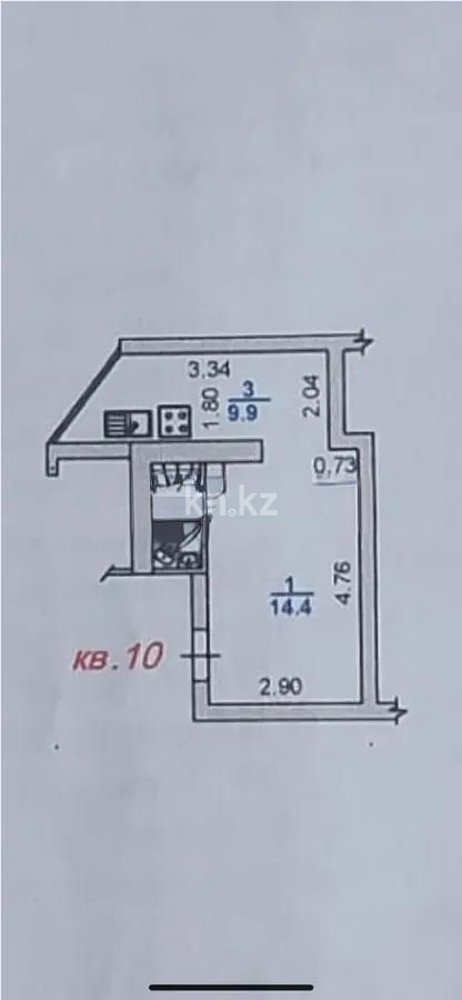 Продажа 1-комнатной квартиры, 27 м² в Алматы - фото 3