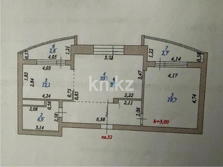 Продажа 2-комнатной квартиры, 76 м² в Астане - фото 5
