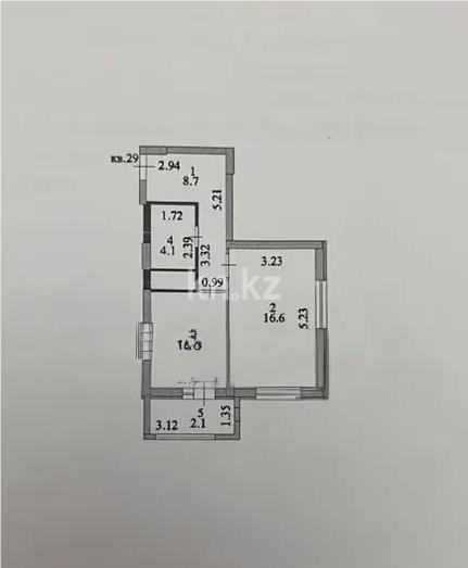 Продажа 1-комнатной квартиры, 41.1 м² - Продажа однокомнатных квартир от собственников в Астане - страница 37 фото 5 из 5