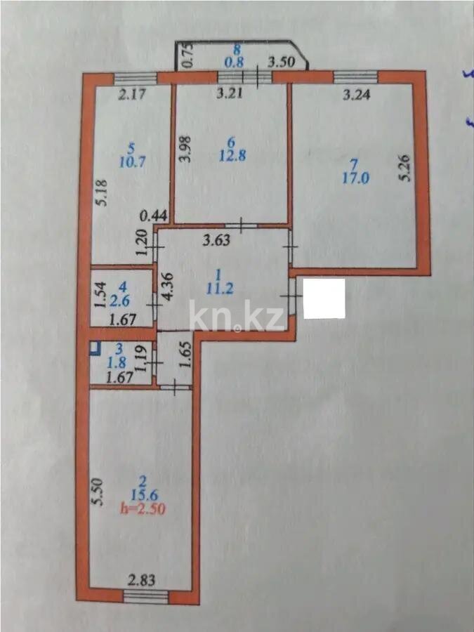 Продажа 3-комнатной квартиры, 70 м² в Астане - фото 7