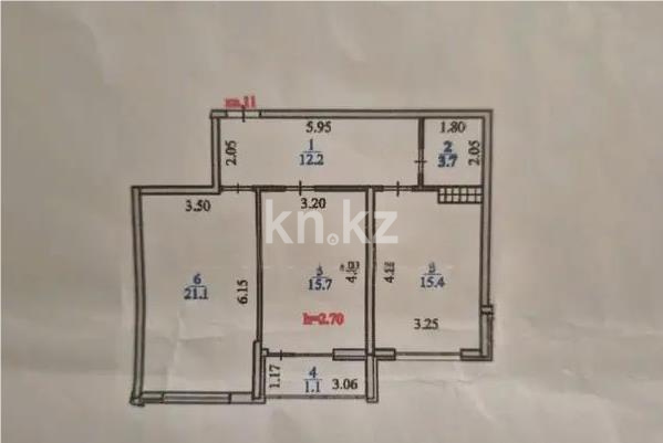 Продажа 2-комнатной квартиры, 70 м² - Продажа квартир в новостройках Алматы без посредников фото 5 из 5