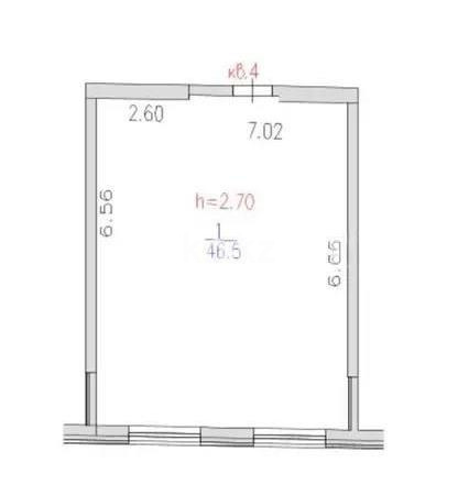 Продажа 2-комнатной квартиры, 46.5 м² - Продажа квартир в новостройках Алматы без посредников - страница 2 фото 1 из 1