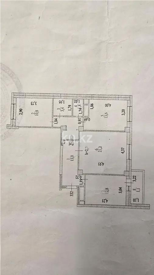 Продажа 3-комнатной квартиры, 79 м² - Продажа квартир в новостройках Астаны без посредников с фото - страница 3 фото 6 из 6