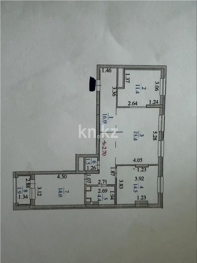 Продажа 3-комнатной квартиры, 85 м² в Астане - фото 6