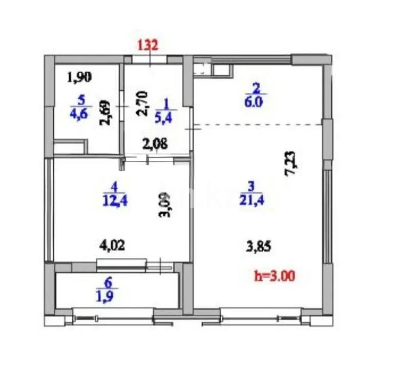 Продажа 2-комнатной квартиры, 51.7 м² - Продажа квартир в Казахстане - страница 3 фото 1 из 1