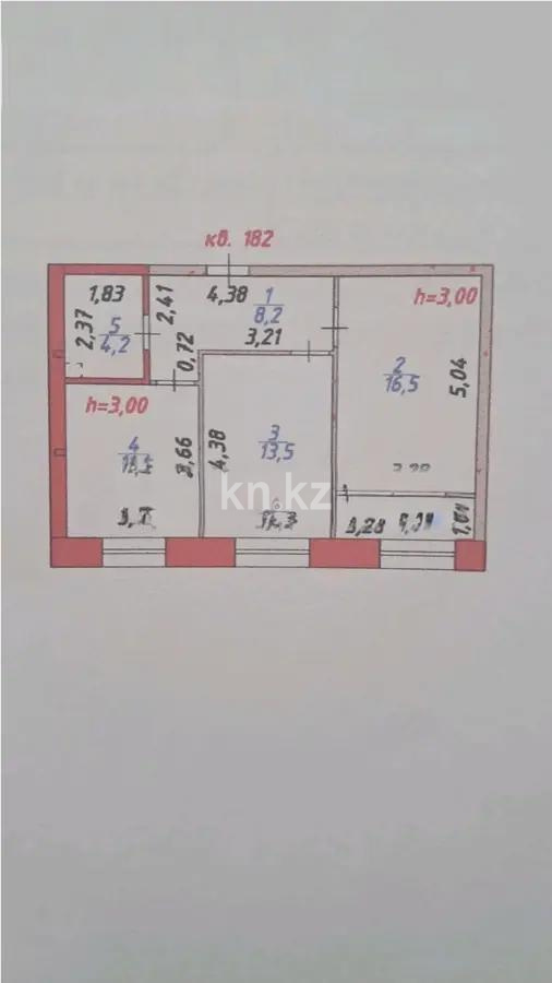 Продажа 2-комнатной квартиры, 56 м², пр. Аль-Фараби, дом  7/2 - Продажа  двухкомнатных квартир в новостройках Астаны без посредников фото 1 из 1