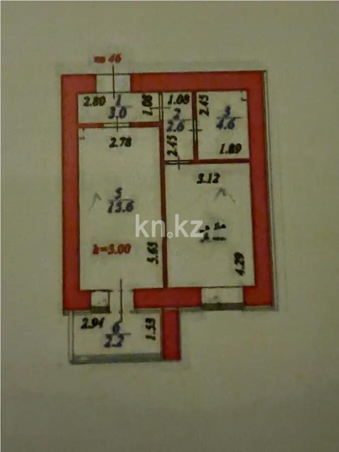 Продажа 1-комнатной квартиры, 41 м² в Астане