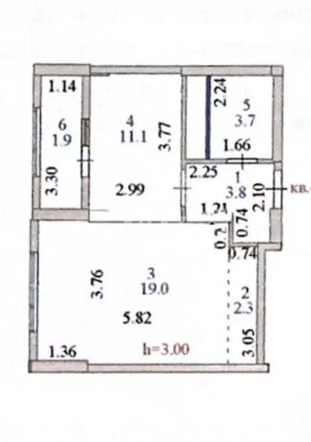 Продажа 2-комнатной квартиры, 42 м² в Астане - фото 2