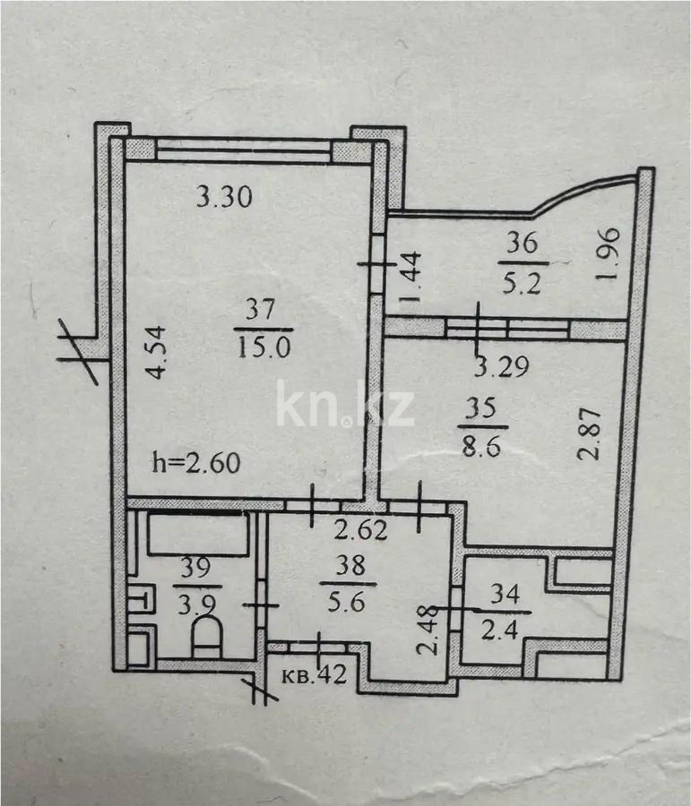 Продажа 1-комнатной квартиры, 42 м² - Продажа квартир в Алматы - страница 3 фото 5 из 5
