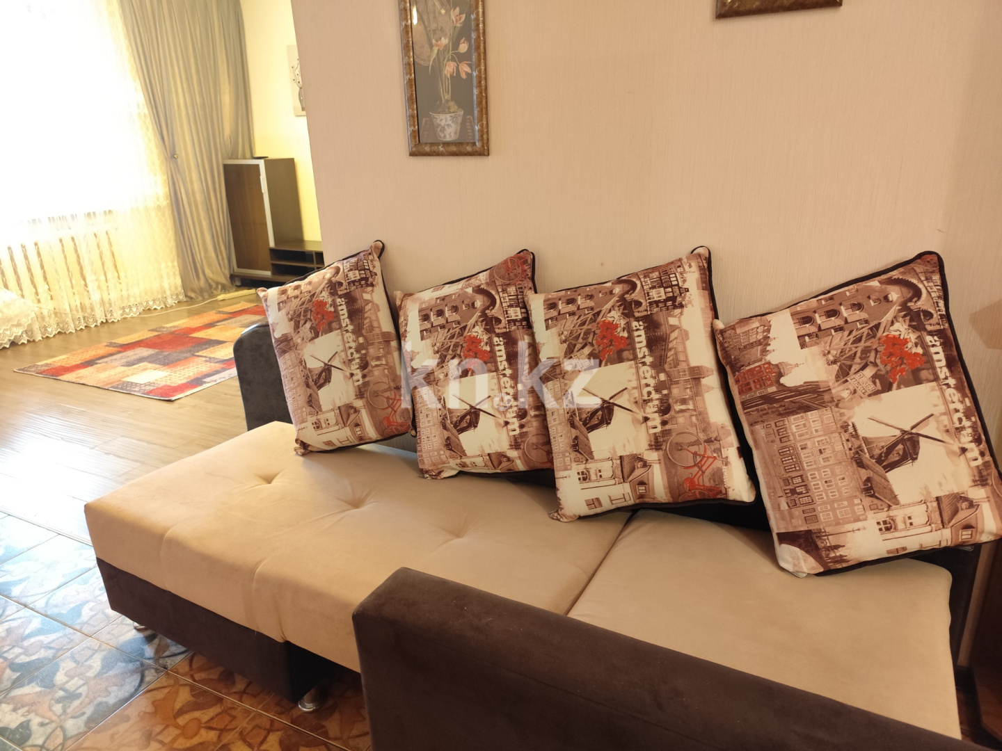 Аренда 1-комнатной квартиры посуточно, 50 м², Самал-1 мкр-н, дом  31 - ул. Жолдасбекова - Аренда  однокомнатных квартир посуточно в Алматы фото 6 из 17