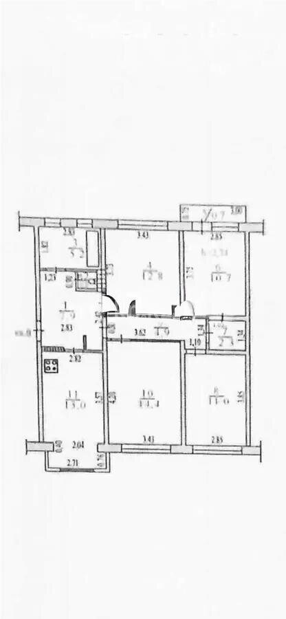 Продажа 4-комнатной квартиры, 82 м² в Алматы
