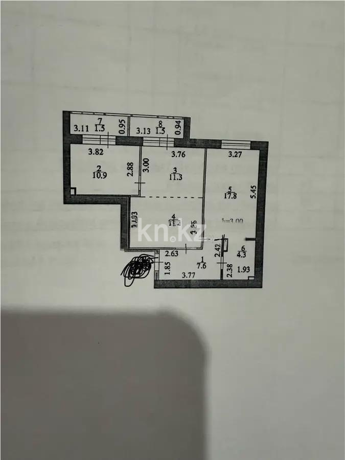 Продажа 3-комнатной квартиры, 68 м², ул. Орынбор, дом  13 - Продажа квартир в новостройках Астаны с фото фото 4 из 4