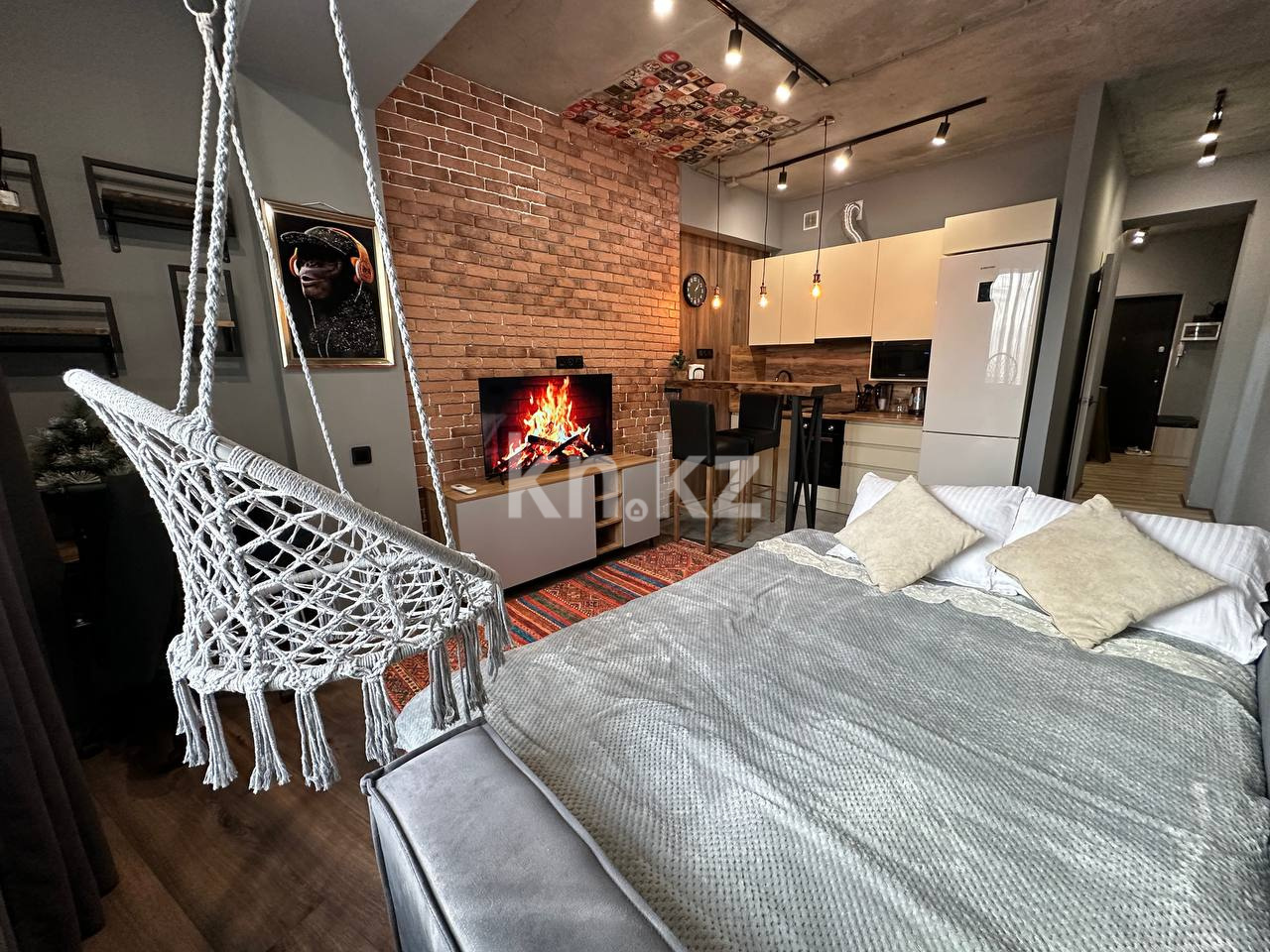 Аренда 1-комнатной квартиры посуточно, 27 м², ул. Карасай батыра, дом  326 - Аренда квартир посуточно в Алматы фото 4 из 15