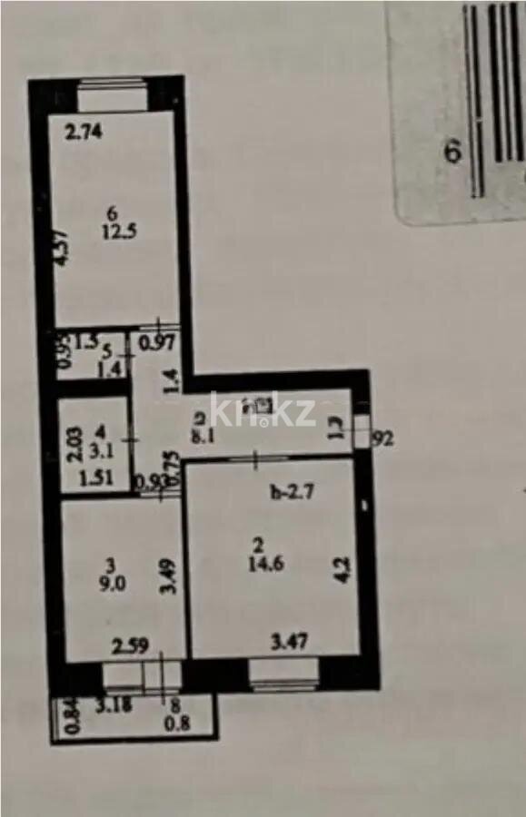 Продажа 2-комнатной квартиры, 50 м² в Астане - фото 8