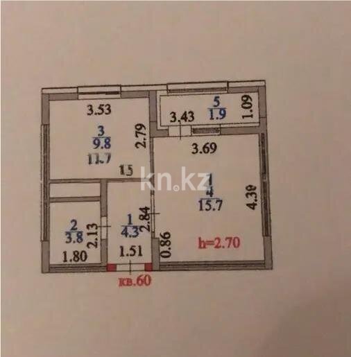 Продажа 1-комнатной квартиры, 37 м² в Астане - фото 3