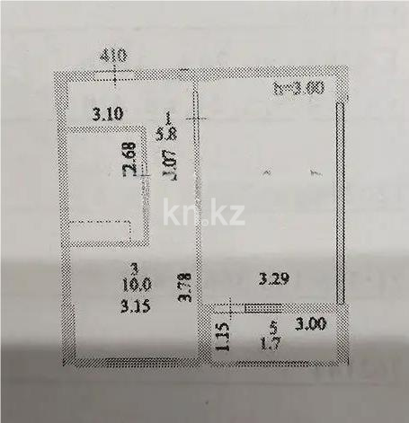 Продажа 1-комнатной квартиры, 40 м², ул. Е-429, дом  26 в Астане - фото 2