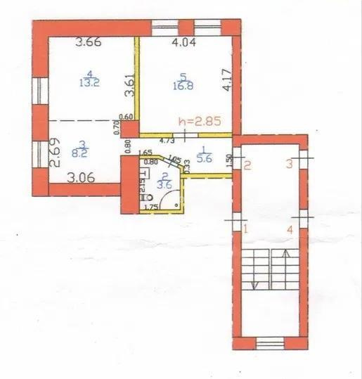 Продажа 2-комнатной квартиры, 47 м² - Продажа домов, коттеджей в Сарани фото 5 из 5