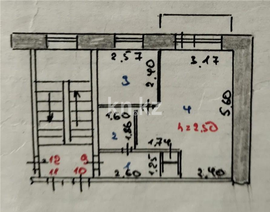 Продажа 1-комнатной квартиры, 31 м², ул. Победы, дом  12 - Продажа  однокомнатных квартир в Темиртау фото 1 из 1