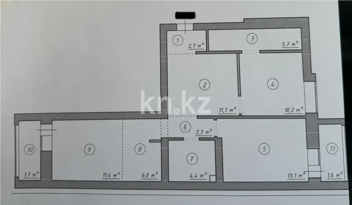 Продажа 3-комнатной квартиры, 71 м² в Астане - фото 6