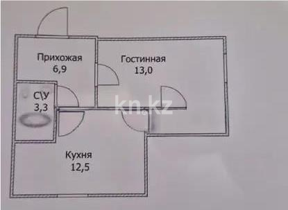 Продажа 1-комнатной квартиры, 37 м² в Астане