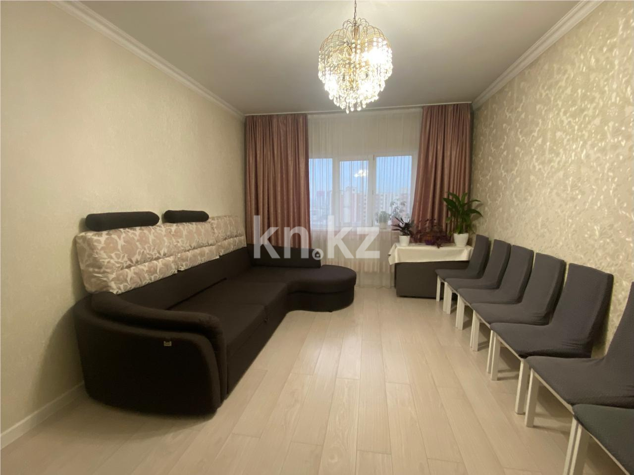 Продажа 3-комнатной квартиры, 90 м², пр. Момышулы - Продажа квартир в новостройках Астаны с фото фото 1 из 17