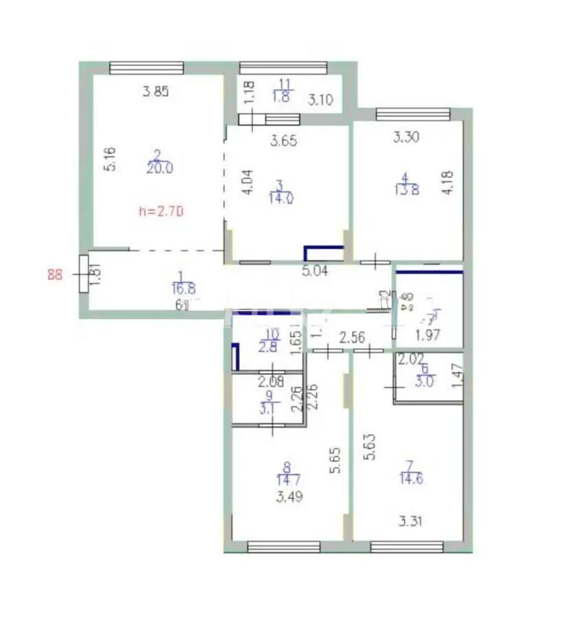 Продажа 4-комнатной квартиры, 114 м² в Астане - фото 7