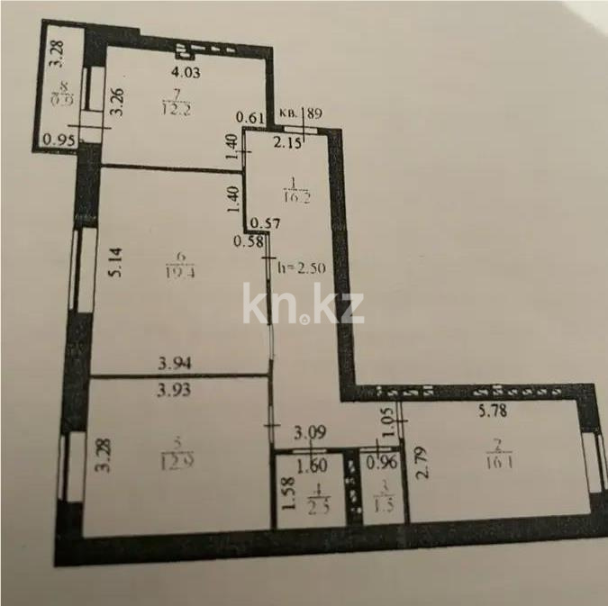 Продажа 3-комнатной квартиры, 81.7 м² в Астане - фото 6