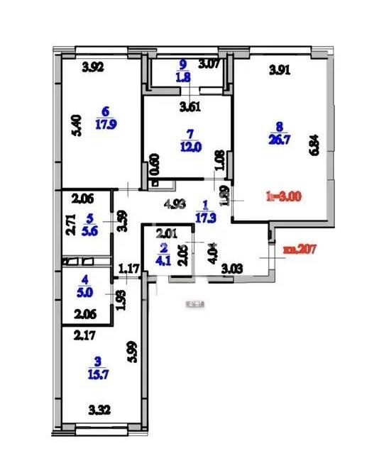 Продажа 4-комнатной квартиры, 103.9 м² в Астане - фото 5