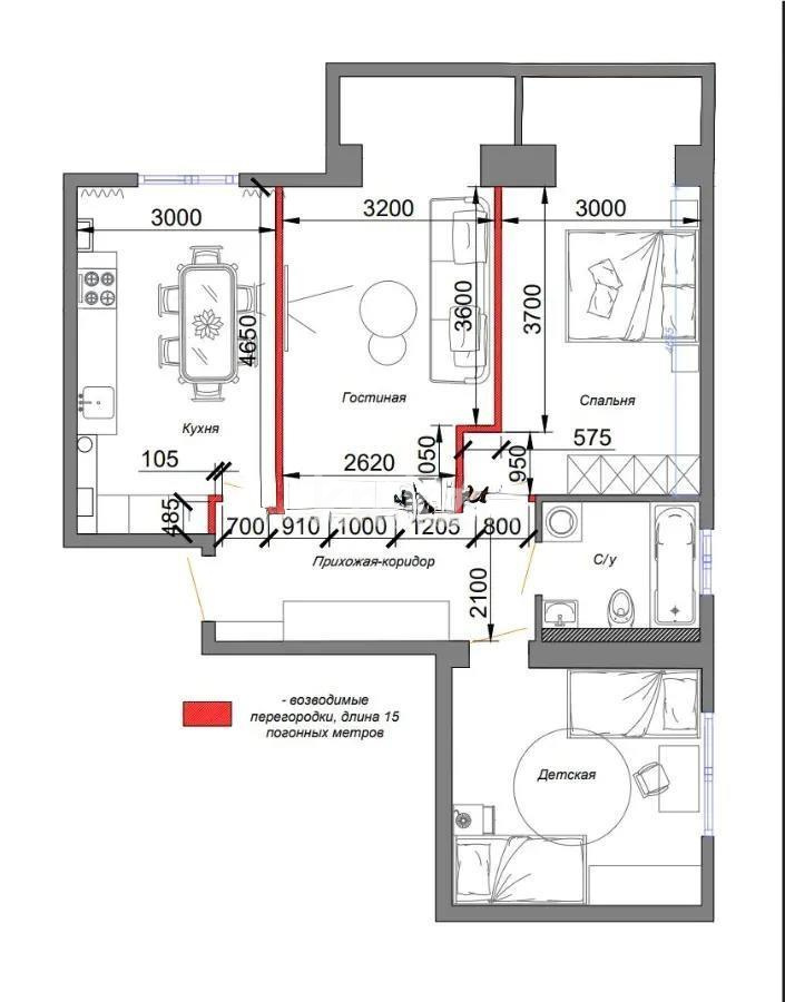 Продажа 3-комнатной квартиры, 80 м² - Продажа квартир в Караганде - страница 3 фото 6 из 6