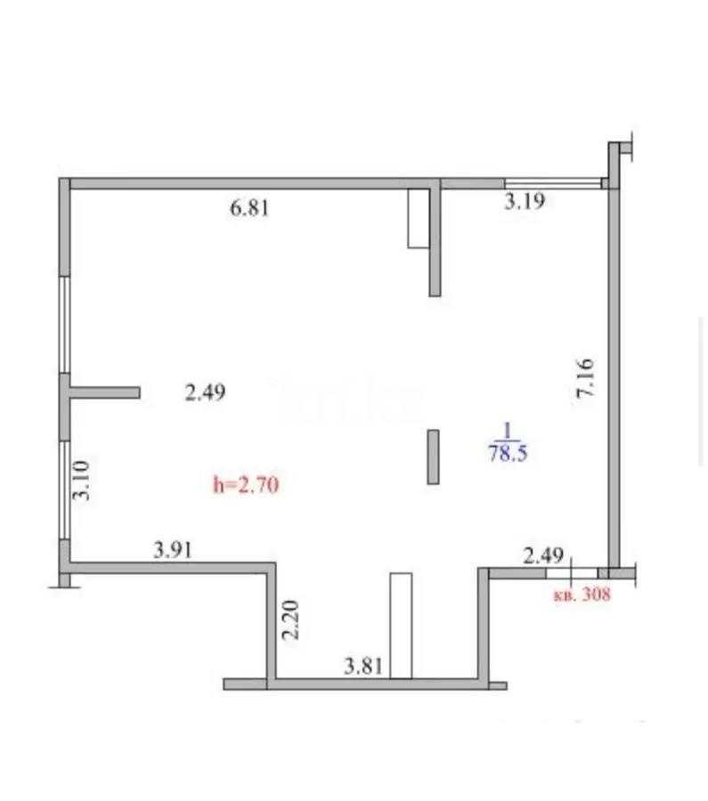 Продажа 3-комнатной квартиры, 78.5 м² в Алматы