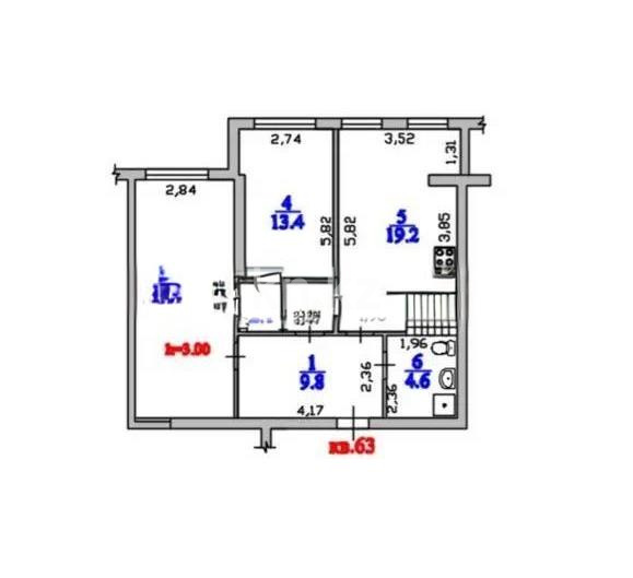 Продажа 2-комнатной квартиры, 69 м² - Продажа двухкомнатных квартир в монолитно-каркасном доме в Алматы - страница 7 фото 4 из 4