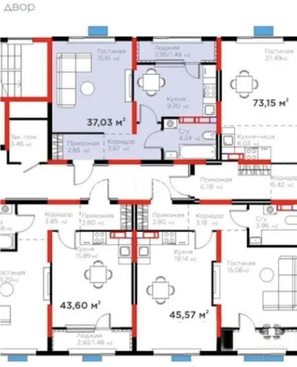 Продажа 1-комнатной квартиры, 37.3 м² в Алматы