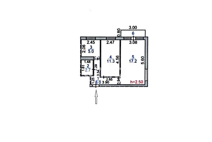 Продажа 2-комнатной квартиры, 43 м², ул. Алиханова, дом  30/2 - Продажа квартир в Караганде фото 22 из 22
