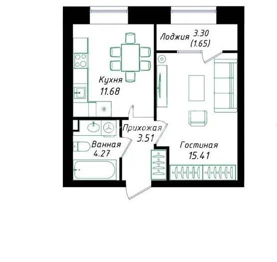 Продажа 1-комнатной квартиры, 37 м² - Продажа квартир от собственников в Астане - страница 2 фото 1 из 1