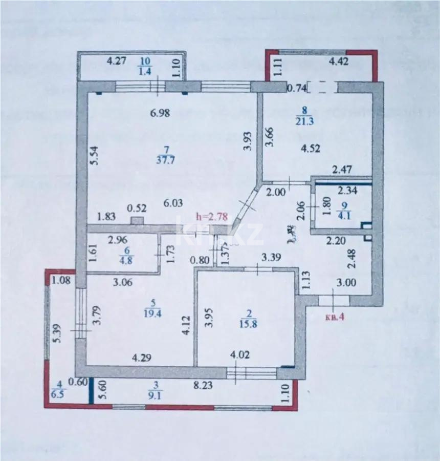 Продажа 3-комнатной квартиры, 140 м², ул. Агыбай батыра, дом  2 - Продажа  трехкомнатных квартир в Астане фото 7 из 7