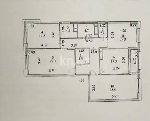 Продажа 4-комнатной квартиры, 120.4 м² - Продажа квартир в Астане фото 1 из 2