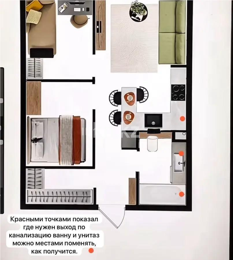 Продажа 1-комнатной квартиры, 19 м², пр. Суюнбая, дом  168 - Продажа квартир в Алматы фото 1 из 1