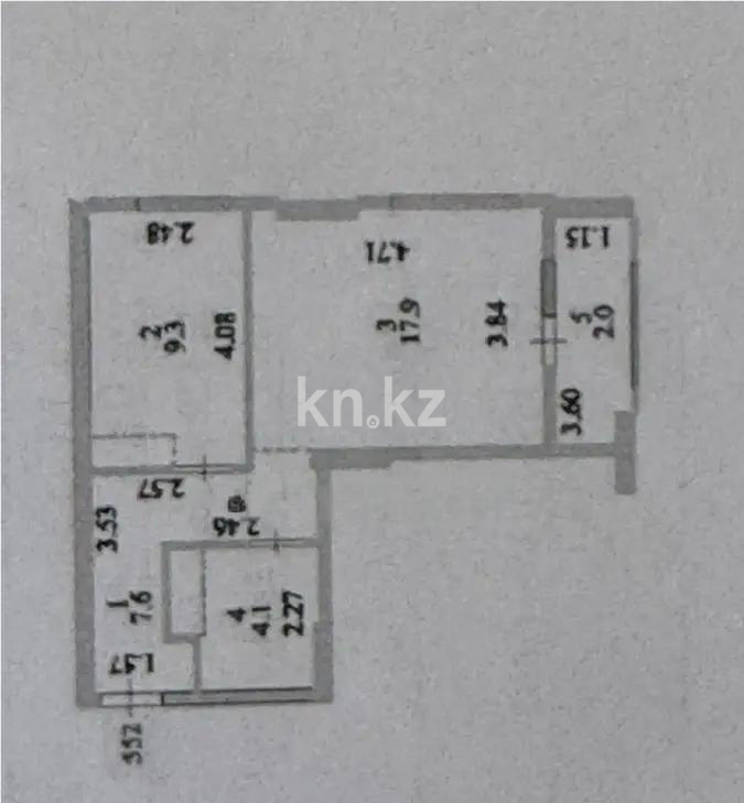 Продажа 1-комнатной квартиры, 40.9 м², ул. Е-429, дом  26 - Продажа  однокомнатных квартир в новостройках Астаны без посредников фото 1 из 1