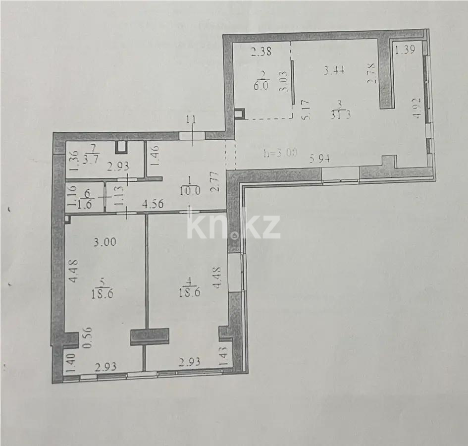 Продажа 3-комнатной квартиры, 89.8 м² в Астане - фото 4