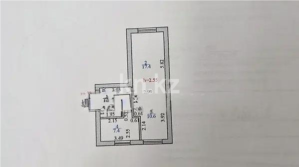 Продажа 2-комнатной квартиры, 42.6 м² в Астане - фото 5