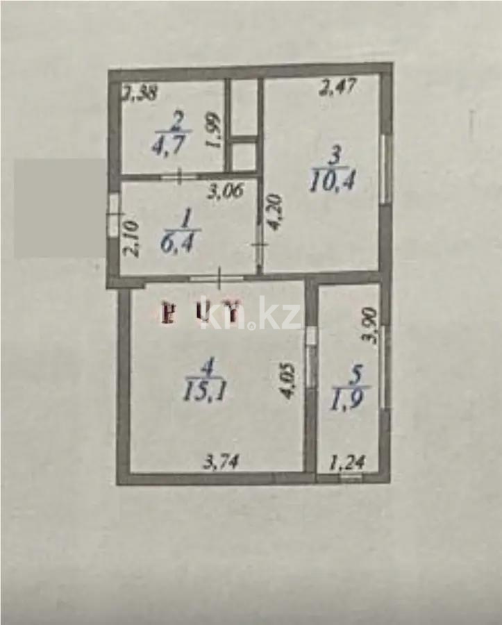 Продажа 1-комнатной квартиры, 39 м² - Недвижимость в Казахстане - страница 11 фото 4 из 4