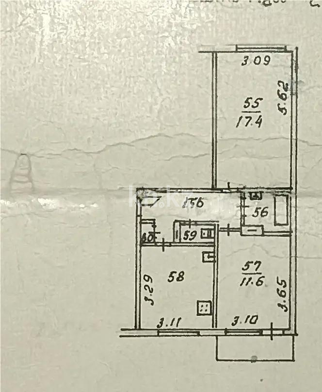 Продажа 2-комнатной квартиры, 50.8 м² - Продажа квартир в Алматы - страница 2 фото 4 из 4