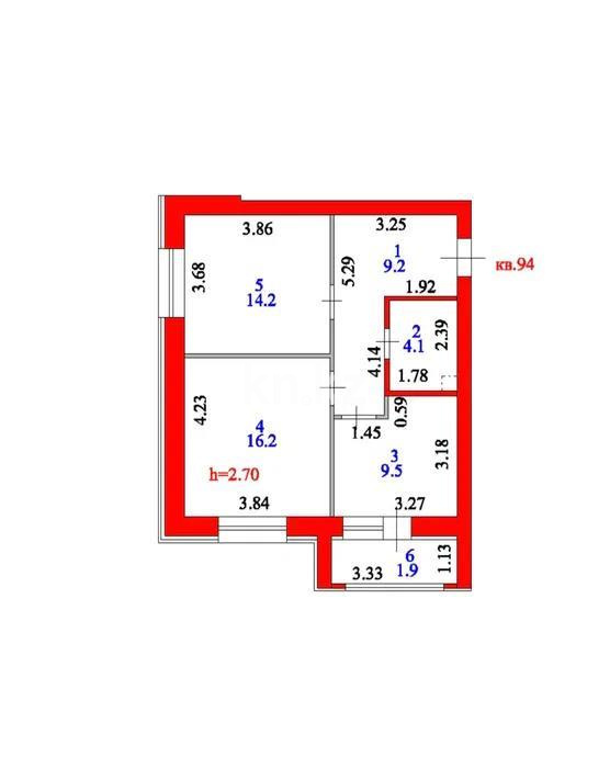 Продажа 2-комнатной квартиры, 55 м², ул. Айтматова, дом  33 стр в Астане - фото 5