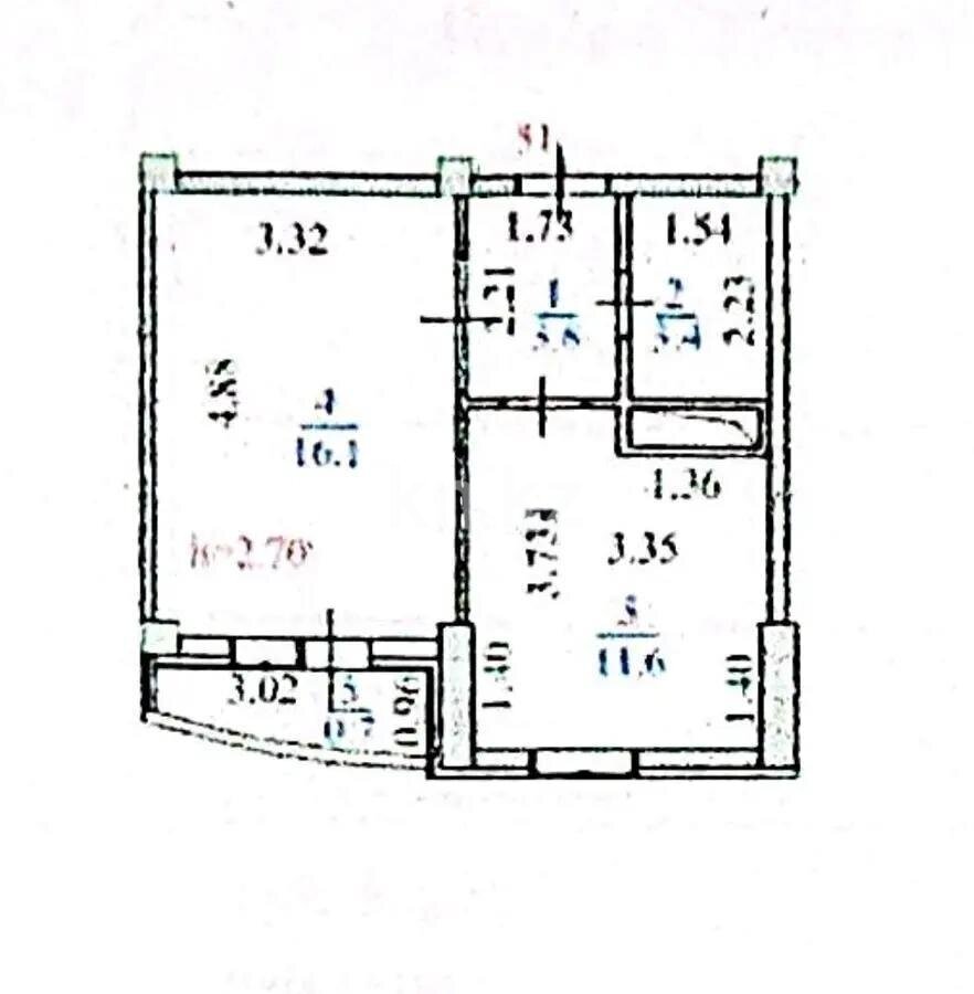 Продажа 1-комнатной квартиры, 35.6 м² в Астане - фото 3